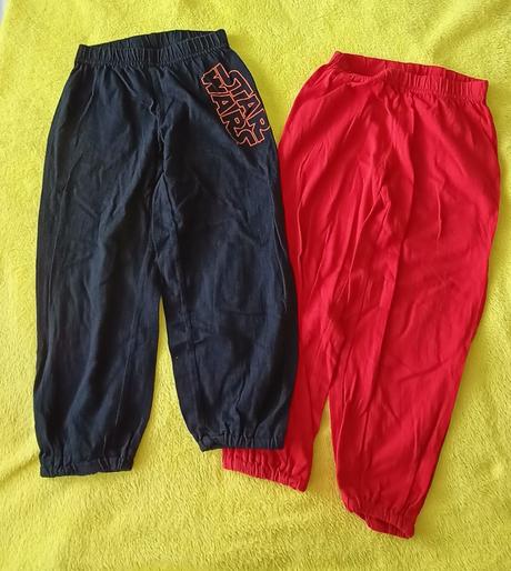 Pyžamové nohavice 4 ks, veľkosť 104, 104