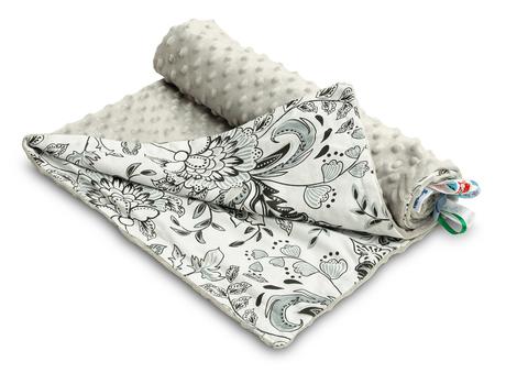 Sensillo detská deka 75x100cm šedá folk,