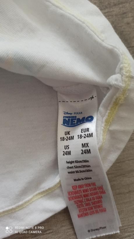 Letná súprava nemo 92, disney,92