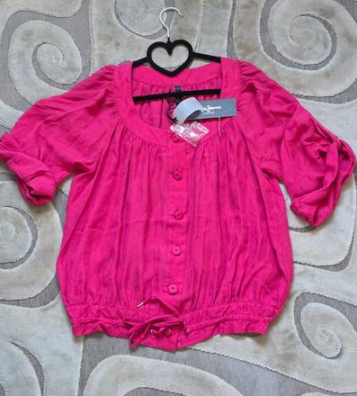 Ružová košeľa pepe jeans, pepe jeans,m