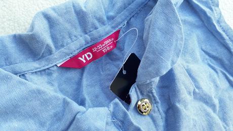 Saty z riflovinovej latky, primark,158