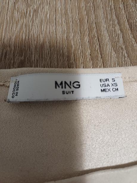 Béžové tricko, mango,s