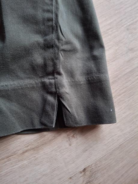 Dámske nohavice olivivej farby vel.34, 34