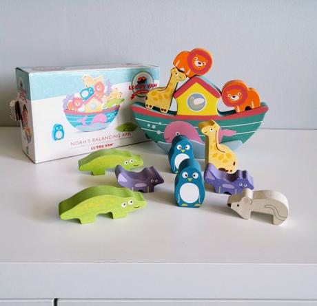 Balančná skladačka noemova archa zn. le toy van, 