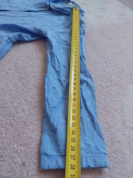 Modré saty h&m veľ.98/104, h&m,98