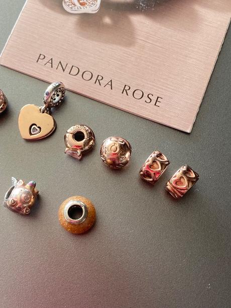Pandora rosegold koralky, pandora