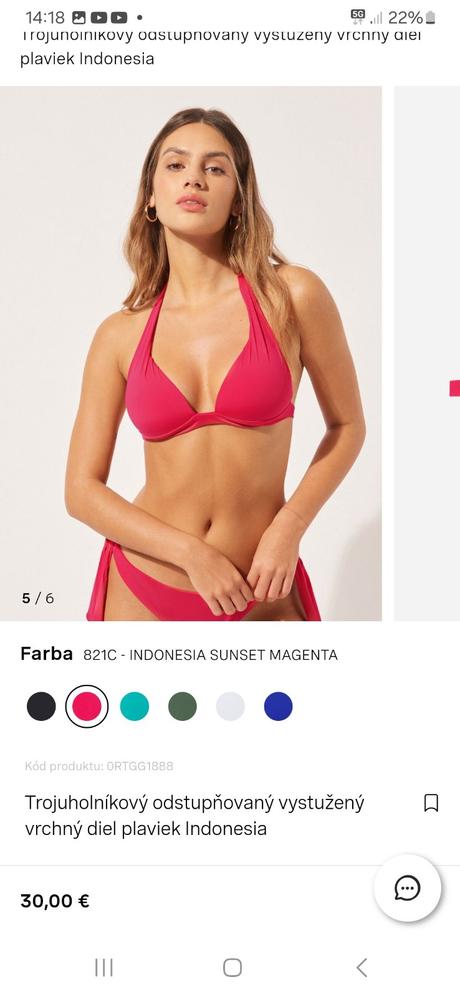 Calzedonia vrchný diel 80a/75b/70c, calzedonia,m