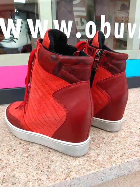 Vyteplené topánky na platforme 7524 za, 40