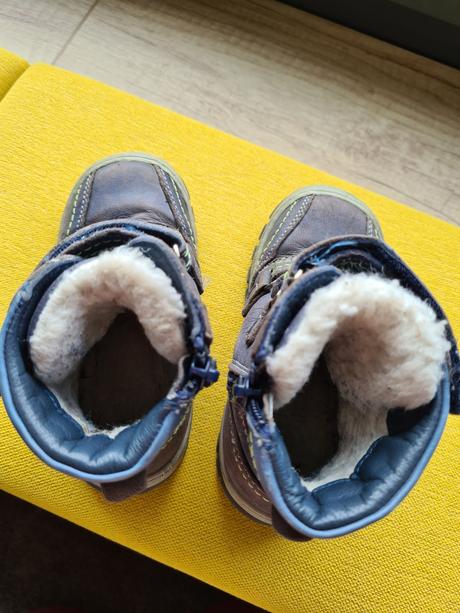 Oteplene kožené topánocky, lasocki,24
