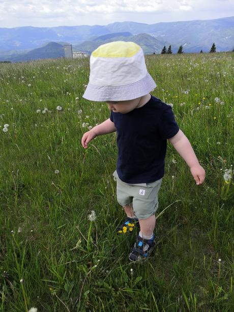 Letný klobúk - bielo žlto sivý reserved 2-4r., reserved,52