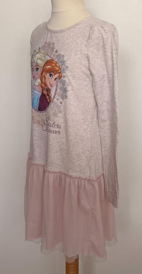 H&m dievčenské frozen šaty s tylovou sukničkou, h&m,134