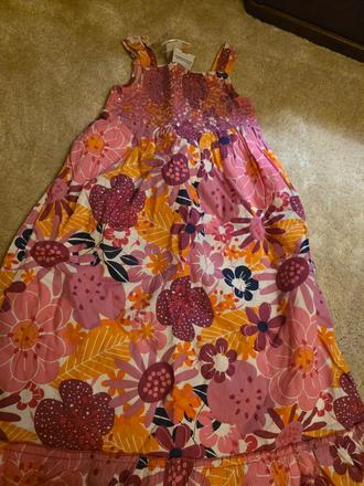 Farebné letné šaty 110/116, topolino,110