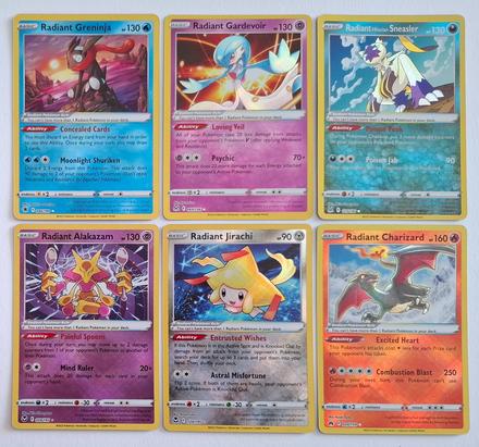 Pokémon karty - radiant (sword & shield), 
