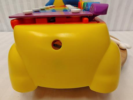 Retro 2v1 xylofón piáno psík fisher price 2002,