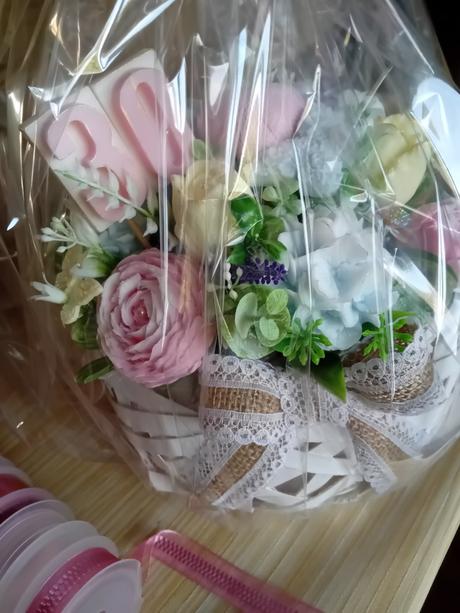 Mydlová kytička k 30tke,