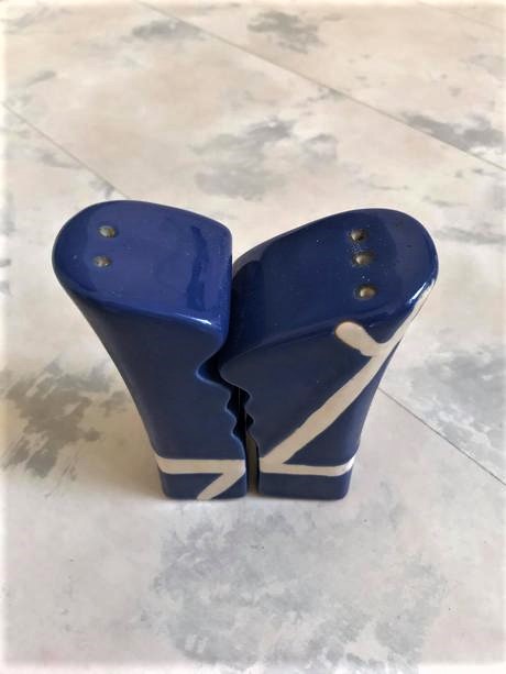 Keramické soľničky,