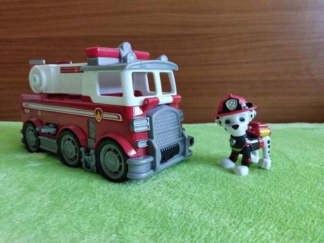 Paw patrol marshall + vozidlo,
