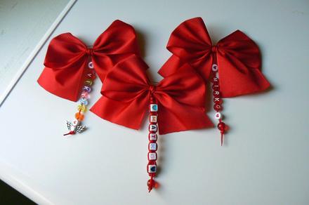 Mašla na kočik s menom, 