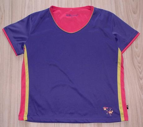 Športové fialové tričko "fit&more", v. xl/xxl, xl