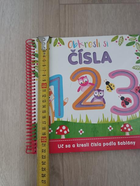 Kniha obkresli si čísla,