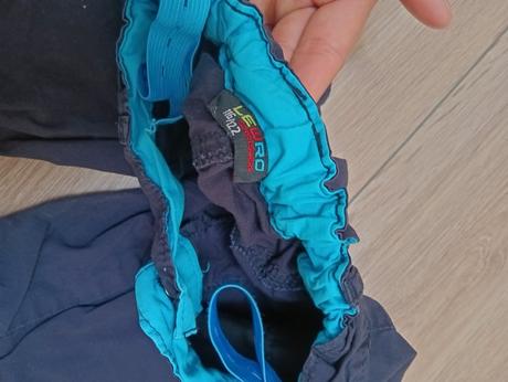 Športové/turistické nohavice- so zipsom  kraťasy, lewro,116