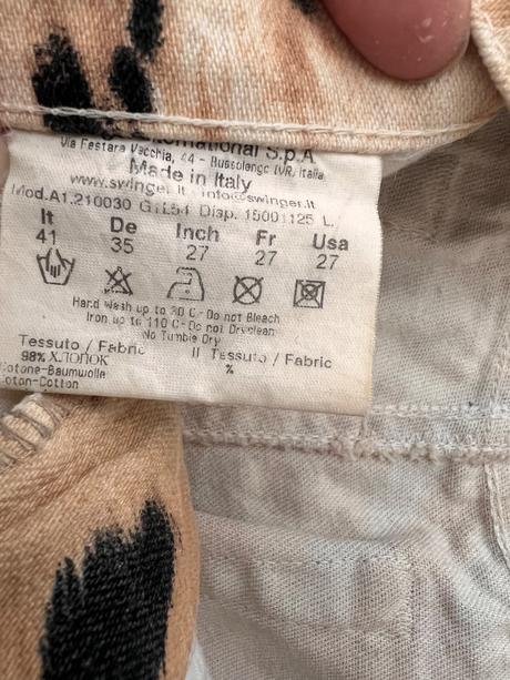 Roccobarocco slim fit stretchové dzíny vel.s, s