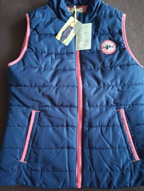 Dievčenská tmavomodrá vesta  -active touch., active,158