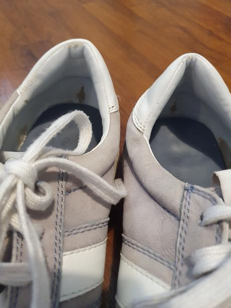 Calvin klein jeans - kožené tenisky, 43