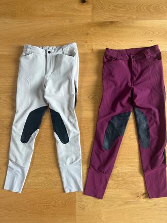 Jazdecke elasticke nohavice 2 kusy, 158