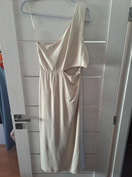 Béžové letné šaty zara, zara,l