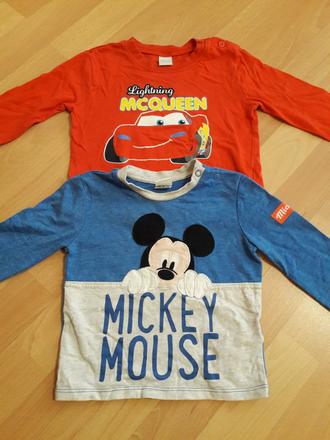 Tričká 2 ks, disney,86