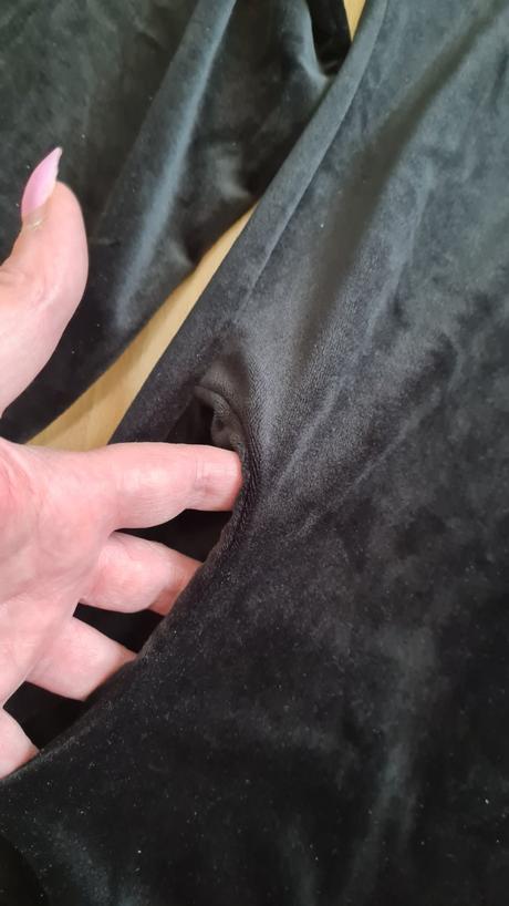 Velúrové šaty 44/46, 44