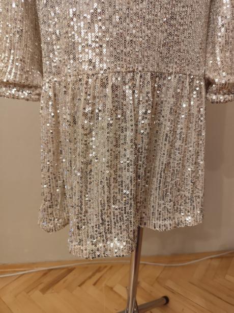 Flitrované šaty little pieces, 146