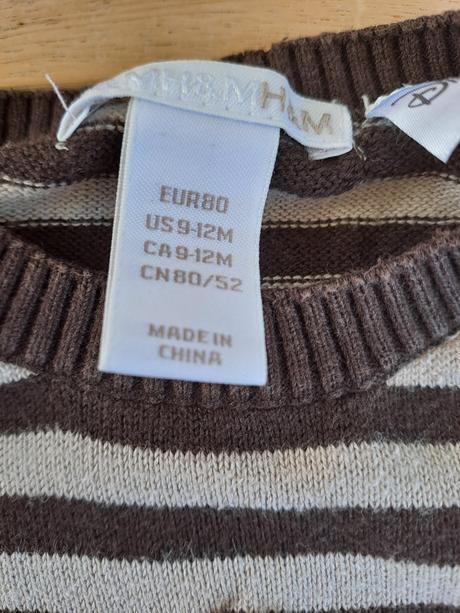 Vesta s motívom rozprávky macko pú značka h&m, h&m,80