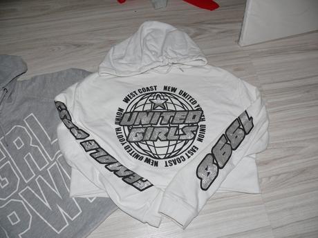 Crop top mikina 146-152, h&m,152