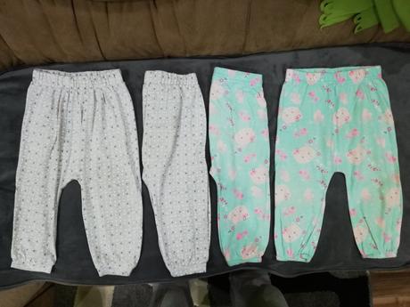 Nohavice tenké 4 ks cena spolu, 86