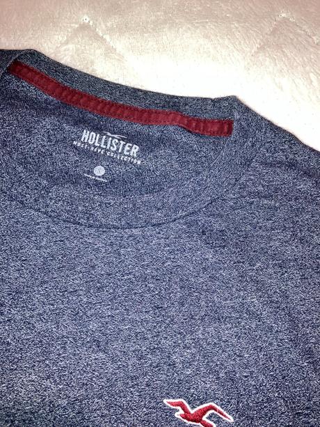 Modré tričko, hollister,s