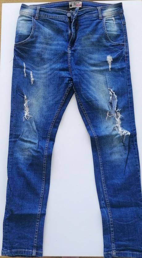 Dámske boyfriend džínsy, terranova,l