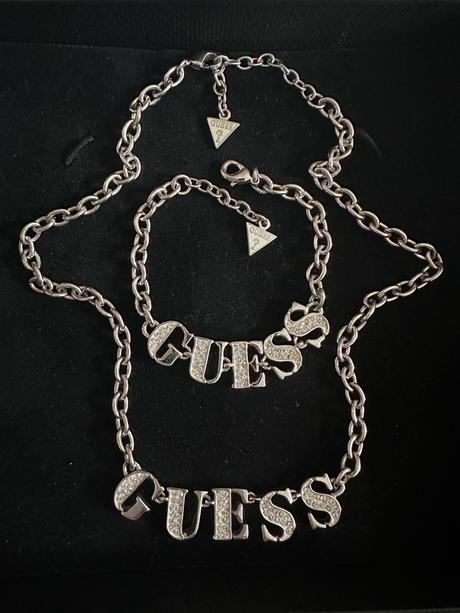 Súprava náramok + náhrdelník zn. guess originál, guess