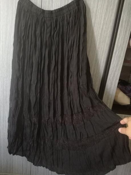 Sukňa s čipkou, bonprix,40