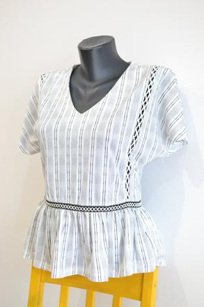 Bielo-šedý top xs, reserved,xs