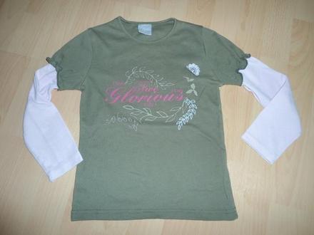 Zeleno - ruzove tricko, 128