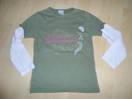 Zeleno - ruzove tricko, 128