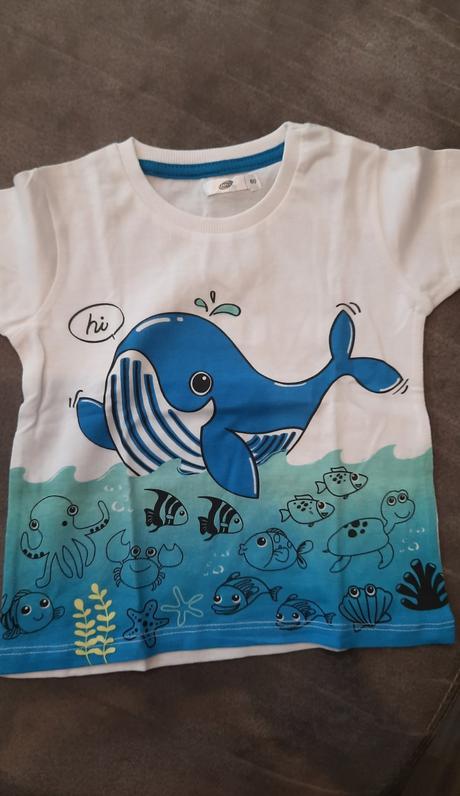 Trička a body nové, velkost 80, 86–98