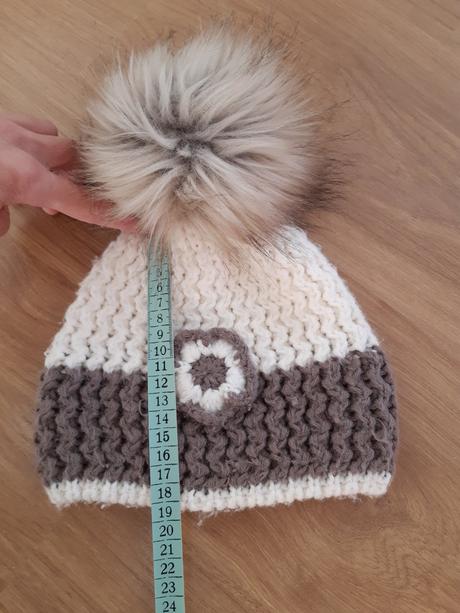 Teplá pletená čiapka + rukavice, 98