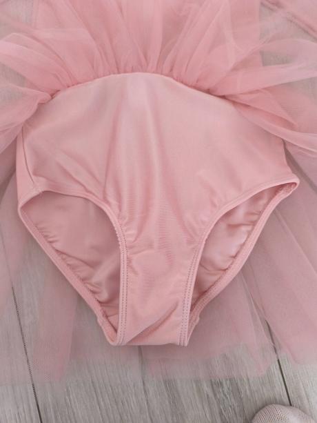 Tanečný trikot s tylovou sukňou 116, h&m,116