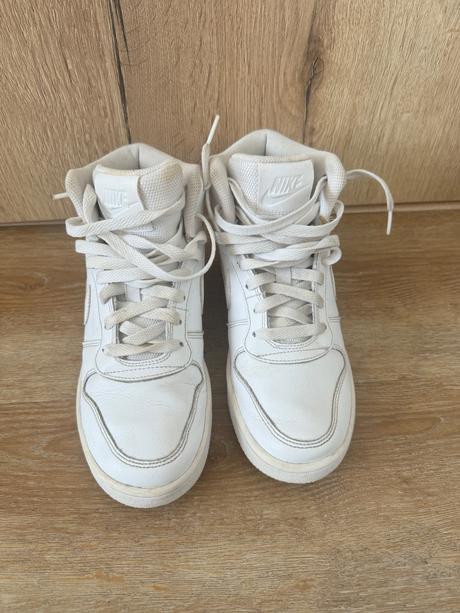 Biele vyššie tenisky nike, nike,37