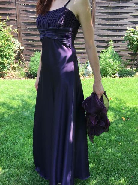 Spoločenské šaty-saténové, 40