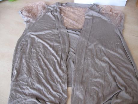 Dámsky tenký svetrík s čipkou, 42/44, atmosphere,42