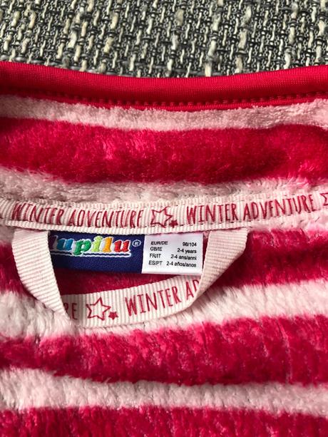 Mikina flisova tepla, lupilu,98